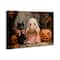 Stupell Industries; Stupell Industries Cute Halloween Boo Portrait Canvas Wall Art; Category:Halloween Wall Decor; Image:4